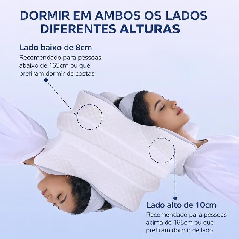 PRO 2.0 – Travesseiro Cervical Ergonômico